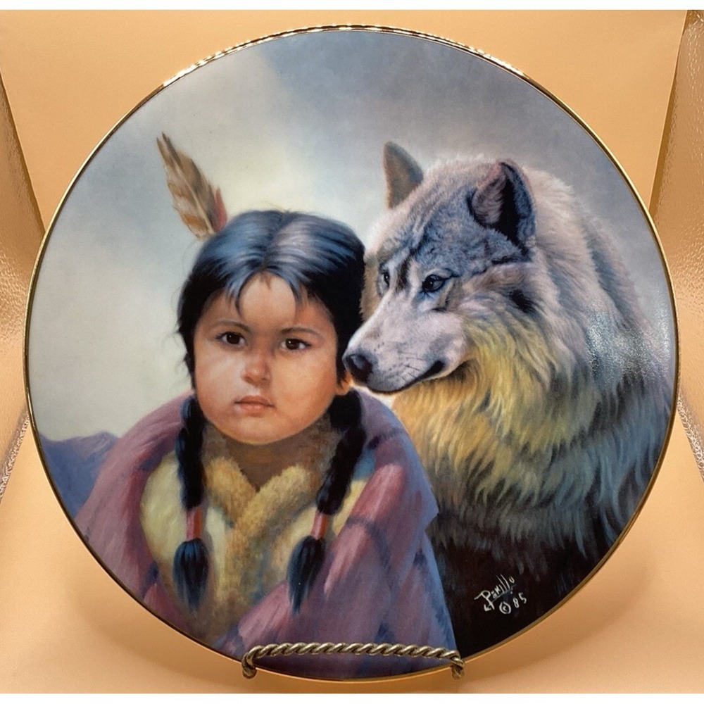 Loyal Alliance By  Perillo-Collectors Plate-Pride Of American Indians-1986 Decor